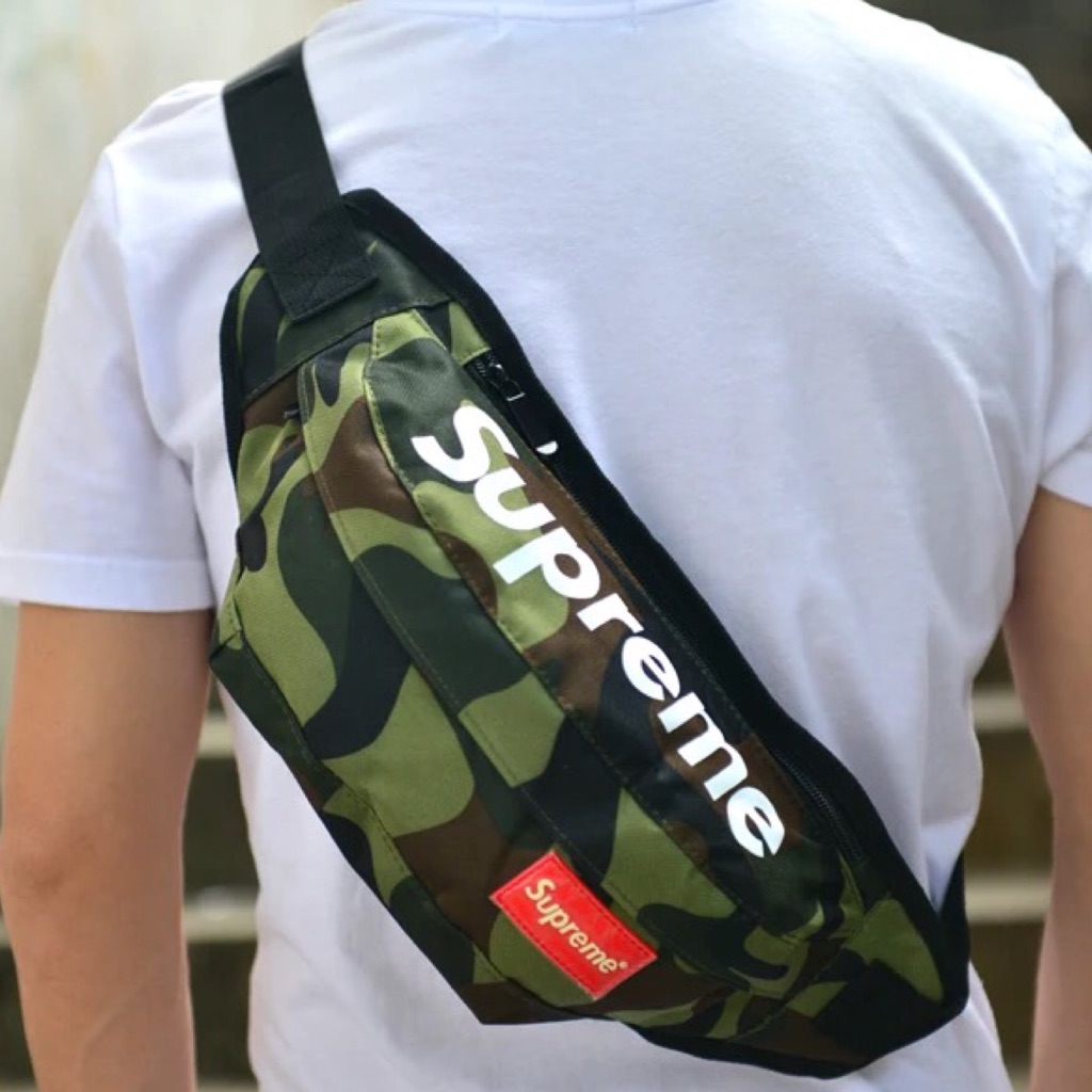 supreme bum bag camo