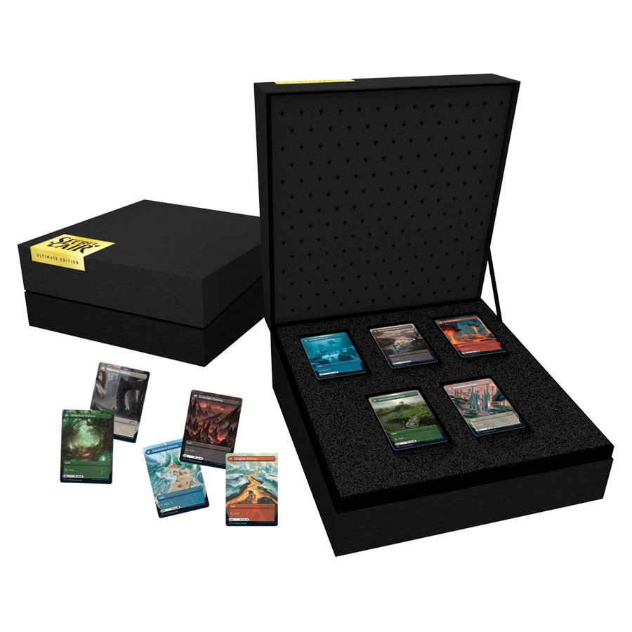 MTG Secret Lair Ultimate Edition 2 Gray Grey Box Pathways Foil Magic ...