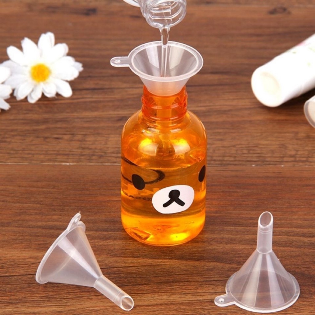 10Pcs Plastic Funnels for Perfume Essential Oil Liquid Bottle Small Lab