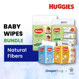(Carton Deal) Huggies Baby Wipes - Clean Care / Pure Clean / Nourishing Clean