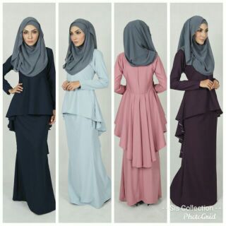 LEOFAR FISHTAIL KURUNG Mom Saiz S 5XL Baju Kurung LEOFAR FISHTAIL KURUNG Mom Saiz S 5XL Baju Kurung