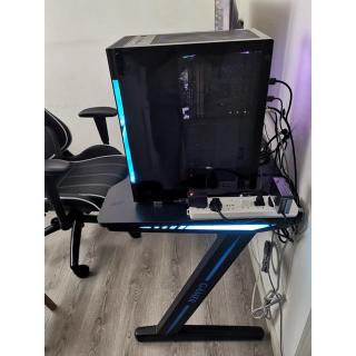 RGB Gaming table with light office laptop Desk computer 