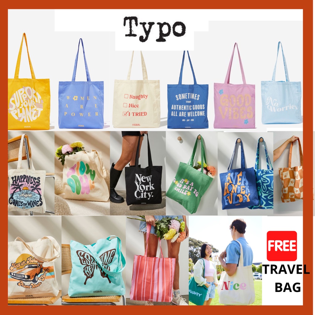 typo tote bag malaysia