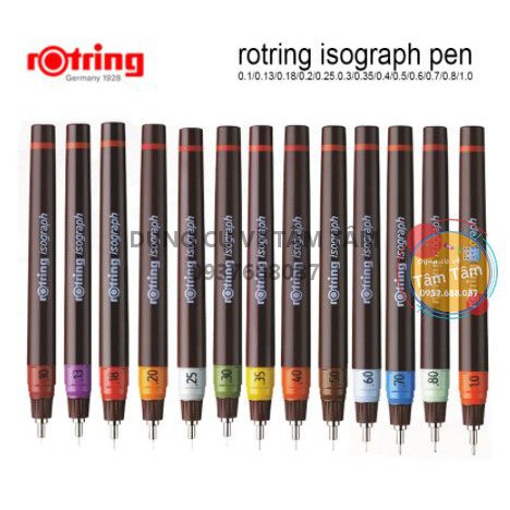 Bạn đang tìm kiếm một loại bút vẽ kỹ thuật chuyên nghiệp? Hãy chọn Technical pen Rotring Isograph! Với độ chính xác và khả năng tạo ra các đường nét vô cùng sắc nét, bút vẽ này sẽ giúp bạn hoàn thành các bản vẽ hoặc tạo ra các bức tranh vô cùng chất lượng.