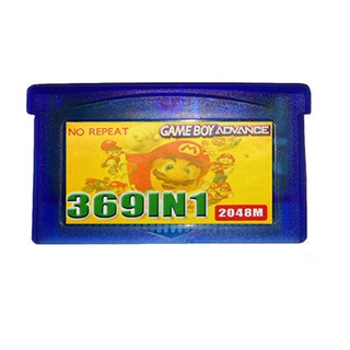 Game cartridges NDS GBA game cassettes Pocket Monsters Mary Brothers 369 games English collection IC chip archive 2G