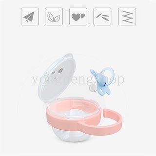 Cartoon Baby Soother Pacifier Storage Box Travel Portable Pacifier Dust Cover Case Baby Molar Stick Pacifier Container #4