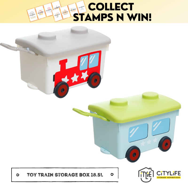 Citylife - Toy Train Storage Box 18.5L 