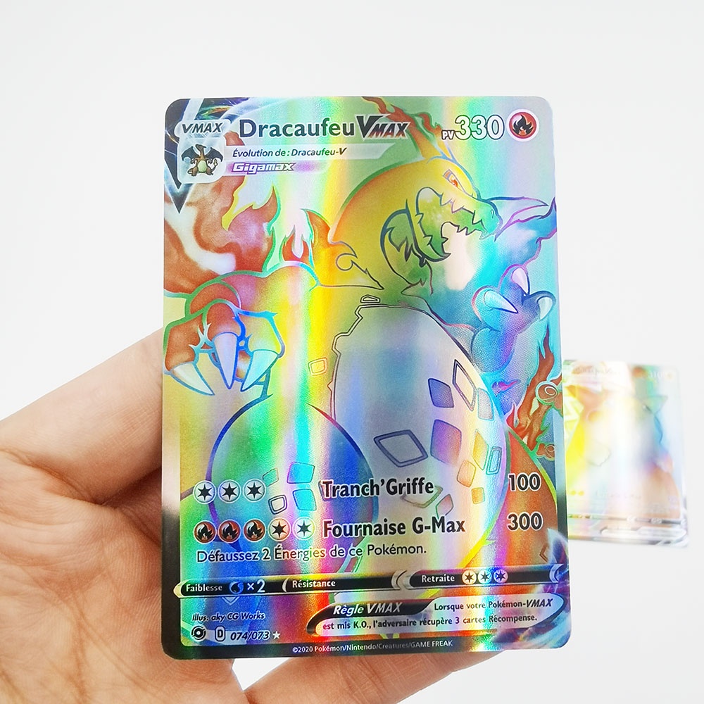 New Pokemon Cards In French Chilling Reign Latest Vmax V Energy Holographic Rainbow Game Card Kids Toys Francais 9nmv Shopee Singapore