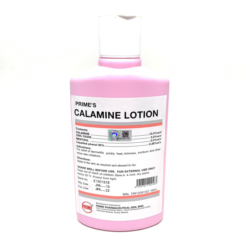 Prime Calamine Lotion 150ml Shopee Singapore