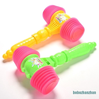 Durable Child Whistle Training Baby Handle Plastic Hammer Noisy Whistle ToysD$N 
