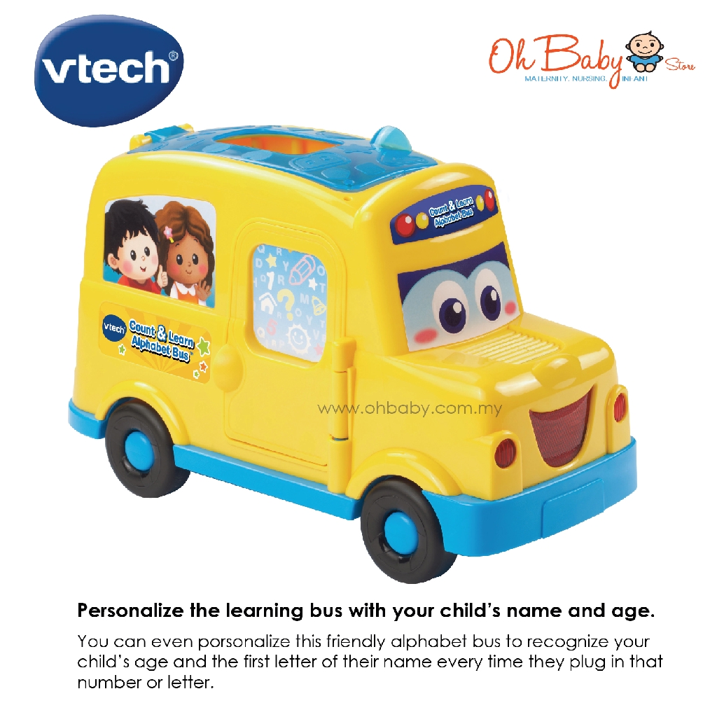 vtech alphabet learning bus