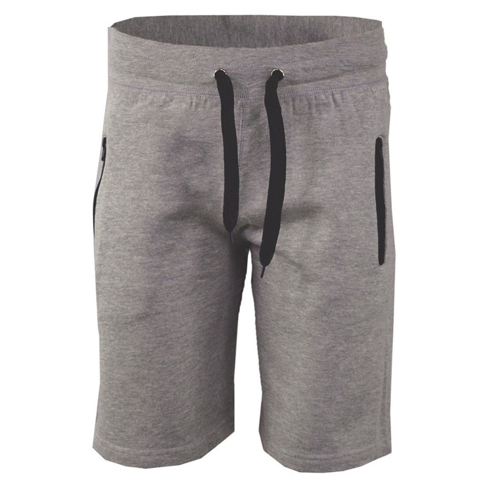 jogger shorts zip pockets