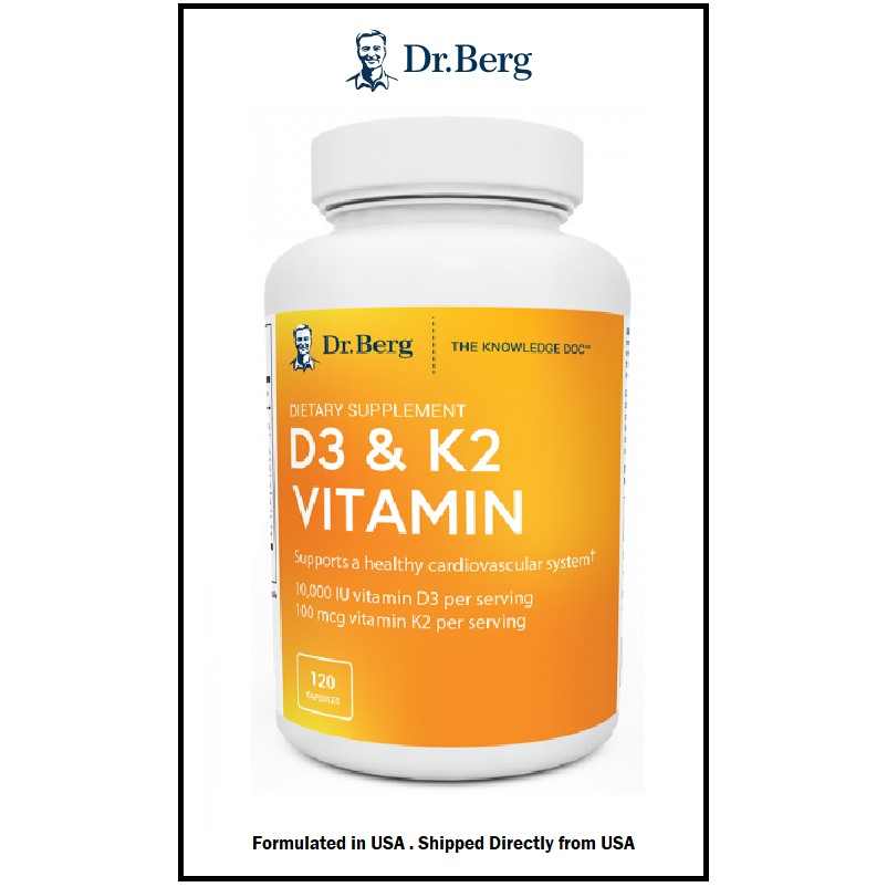 Dr.Berg Vitamin D3 & K2 (READY STOCKS DIRECT FROM USA) Shopee Singapore