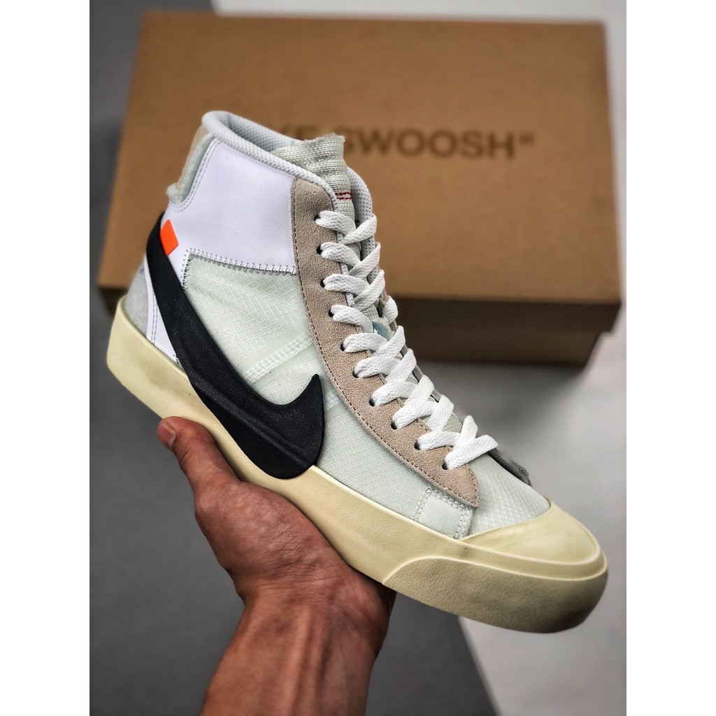 nike blazer studio mid x off white