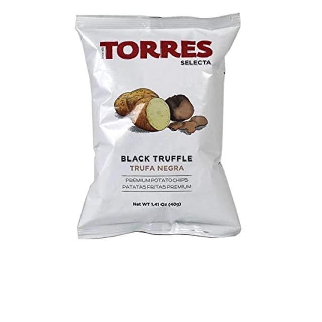 Torres Selecta Black Truffle Potato Chips 40g [Spain] Shopee Singapore