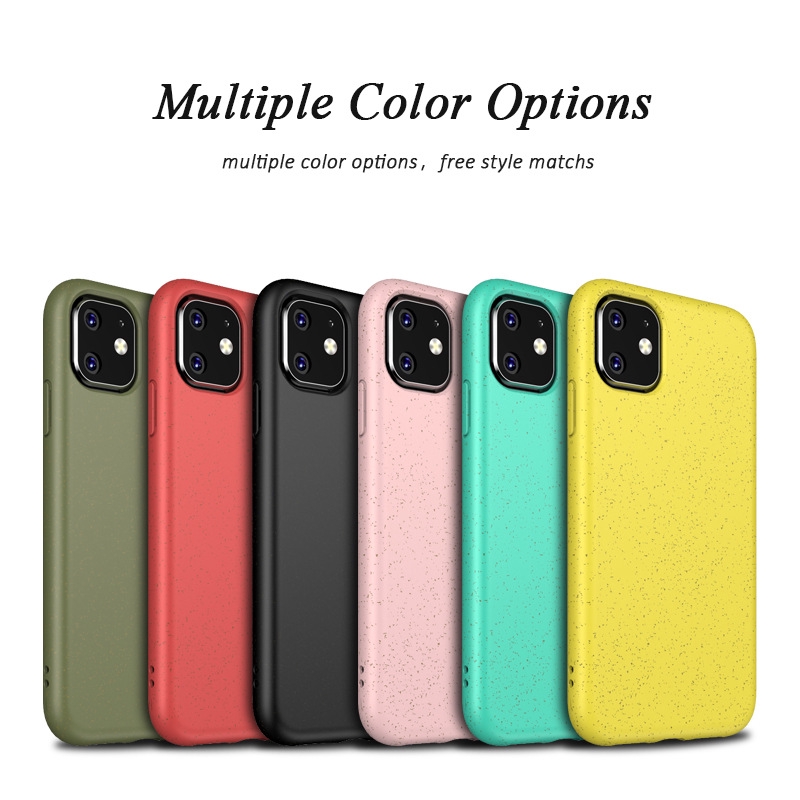 Apple Phone Case Iphone 11 Pro Max Degradable Wheat Straw Phone Cover Shopee Singapore