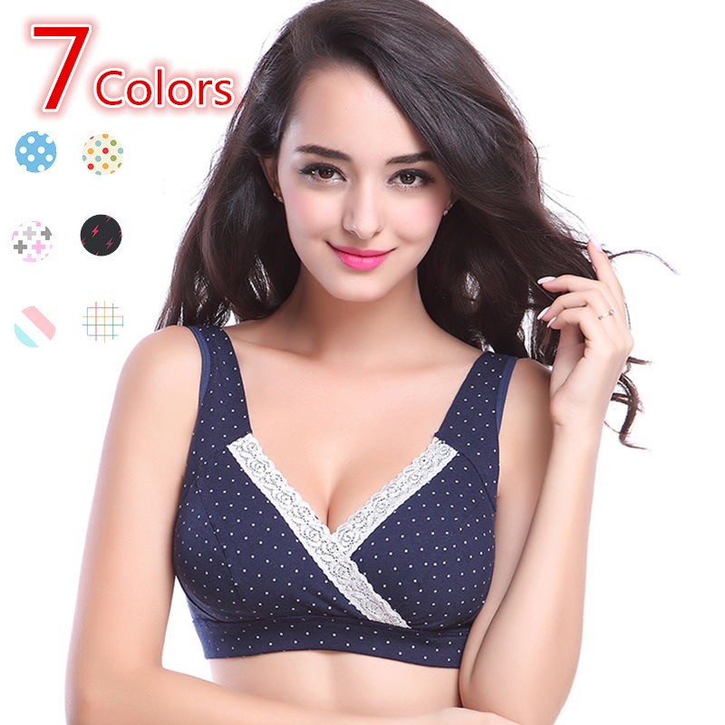 [Ready Stock] ABCDE Cup Pregnant Woment Maternity Nursing Bra Front