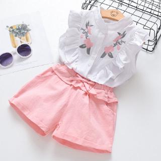 baby girl shorts sets
