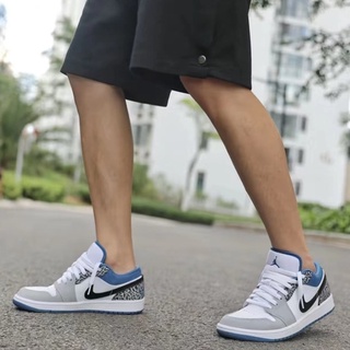 100% original Air Jordan 1 Low SE ”True Blue” Casual Shoes Men's Women's Sports DM1199-140 #1