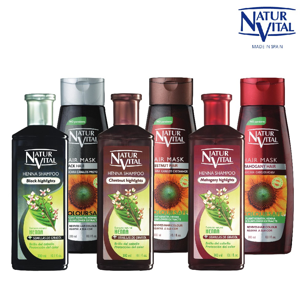 Naturvital Colour Henna Shampoo Mask Shopee Singapore