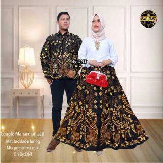 SHOPASHOP SOLO Couple Mahardian kebaya  brukat robe syari  