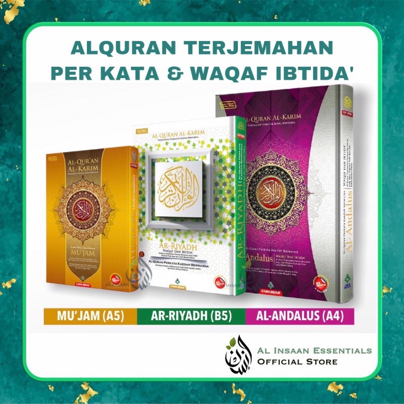 Shop Malaysia Al Quran Per Words Waqaf Ibtida Shopee Singapore