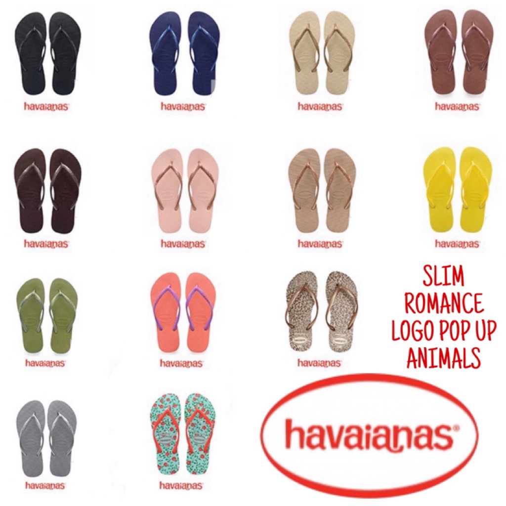 havaianas slim orange