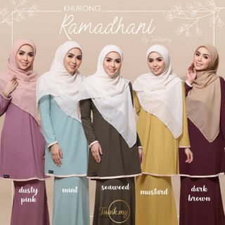  BAJU  KURUNG  MODEN  KHURONG RAMADHANI muslimah wear fashion 