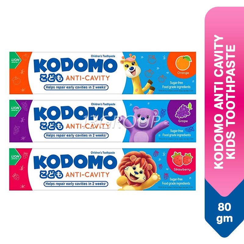 Kodomo Anti Cavity Children Kids Toothpaste, 80g Shopee Singapore