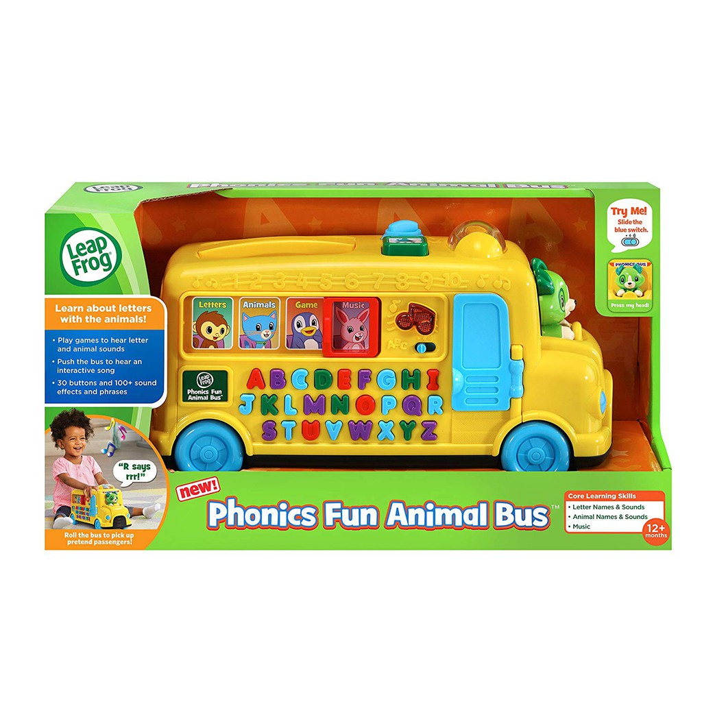 leapfrog alphabet phonics bus