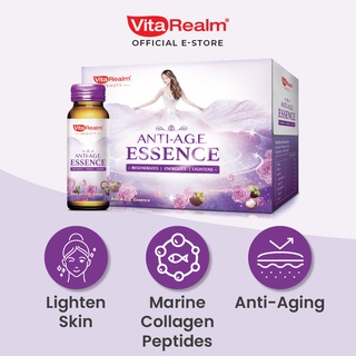 [Clearance Sale] VitaRealm Anti-A.G.E Collagen Essence 8s | Delays premature skin aging
