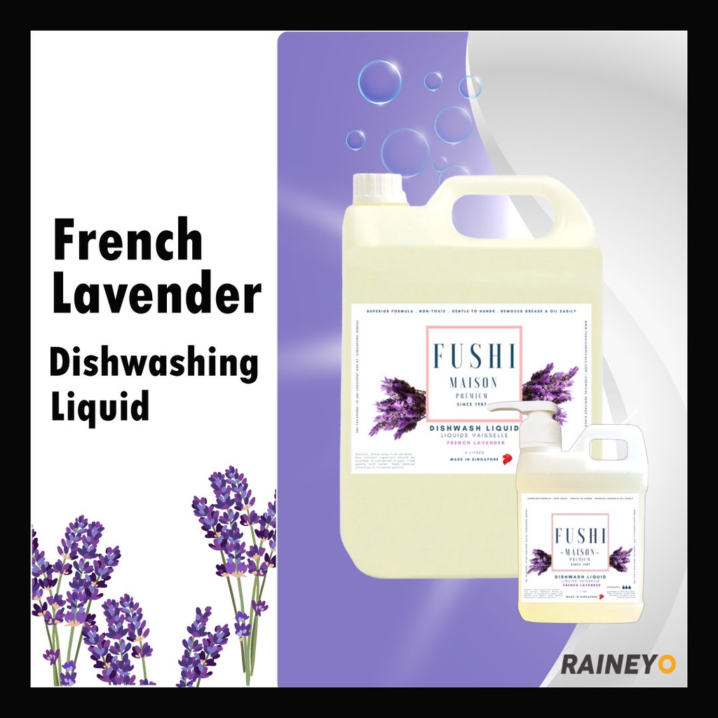 Fushi Maison Premium Dishwashing Liquid (French Lavender) Shopee