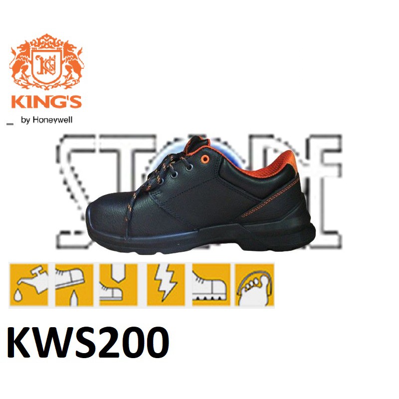King's LowCut Laced Safety Shoes, Model KWS200 ubicaciondepersonas