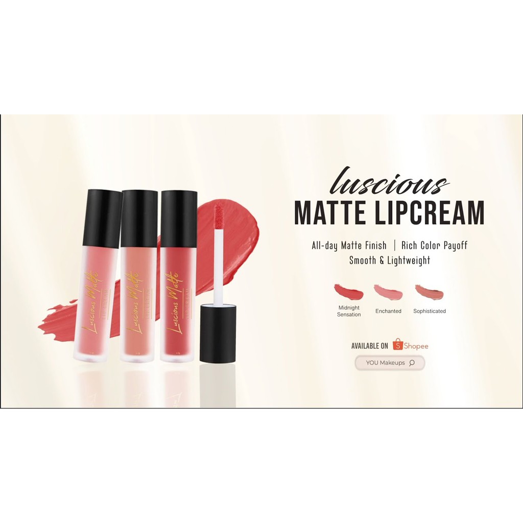 luscious matte lipstick you
