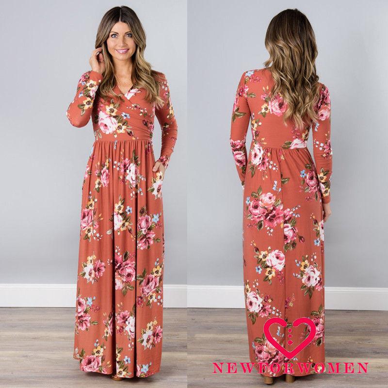 beach maxi dress with sleeves