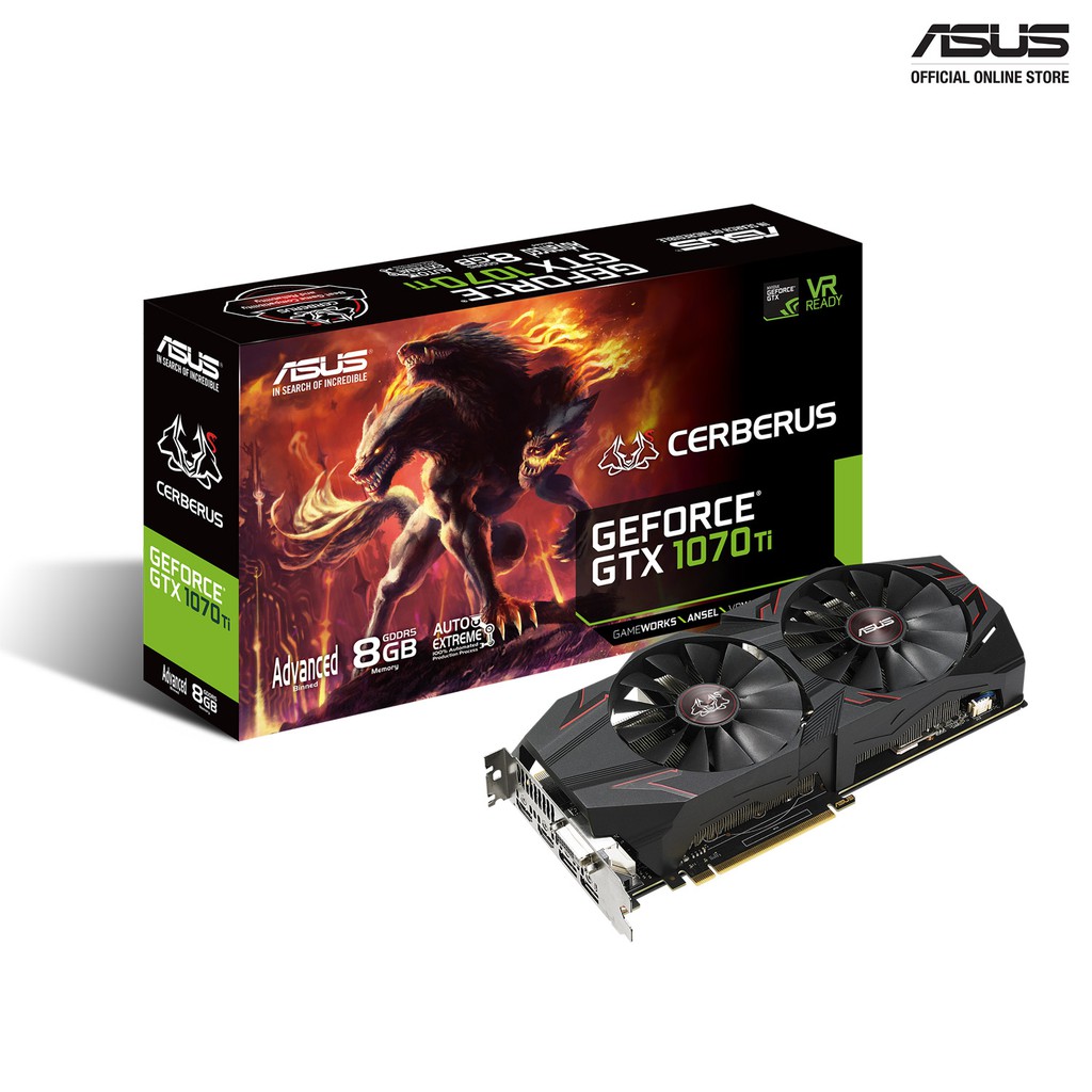 Asus Cerberus Geforce Gtx 1070 Ti Advanced Edition 8gb Gddr5 Shopee Singapore