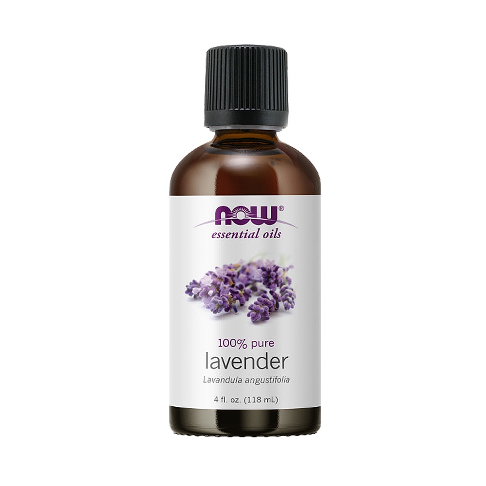 NOW Essential Oils, Lavender Oil, Soothing Aromatherapy Scent, Steam Distilled, 100% Pure, Vegan, (118 ml)