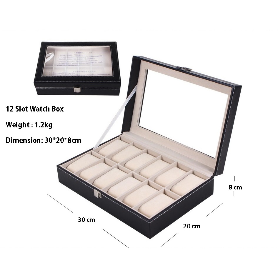 The 25 Best Watch Boxes For Collectors Leather 12 Watch Box Glass Top