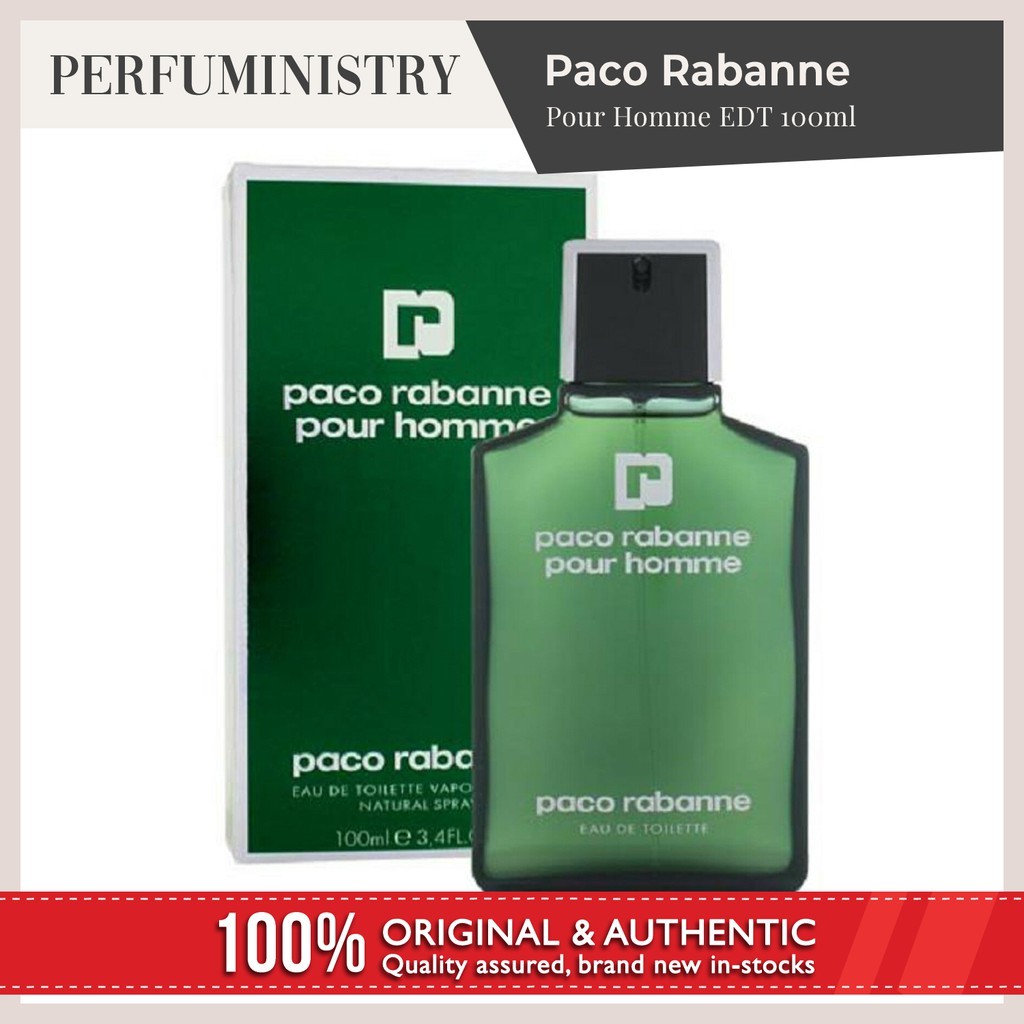 paco rabanne pour homme eau de toilette 100ml