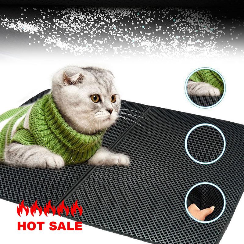 Feeding Mats Protect Floor Cats Litter Trapper Cat Litter Pad