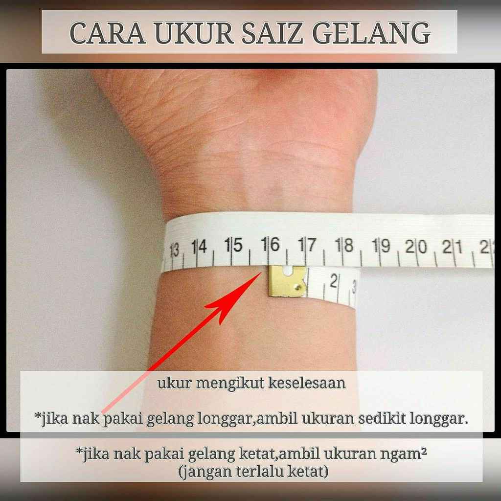 cara ukur size bangle