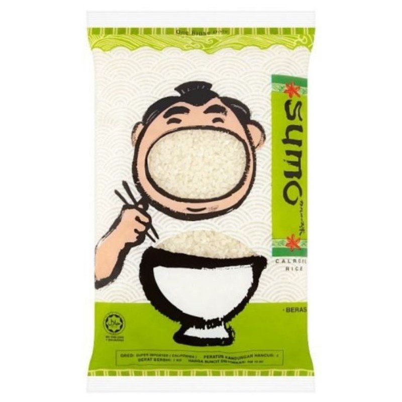 Shop Malaysia Sumo Calrose Rice For Sushi 1kg Original Pack Sumo Sushi Calrose Rice 1kg Shopee Singapore