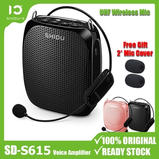 SHIDU S615 UHF Wireless Voice Amplifier Portable Mini Loudspeaker