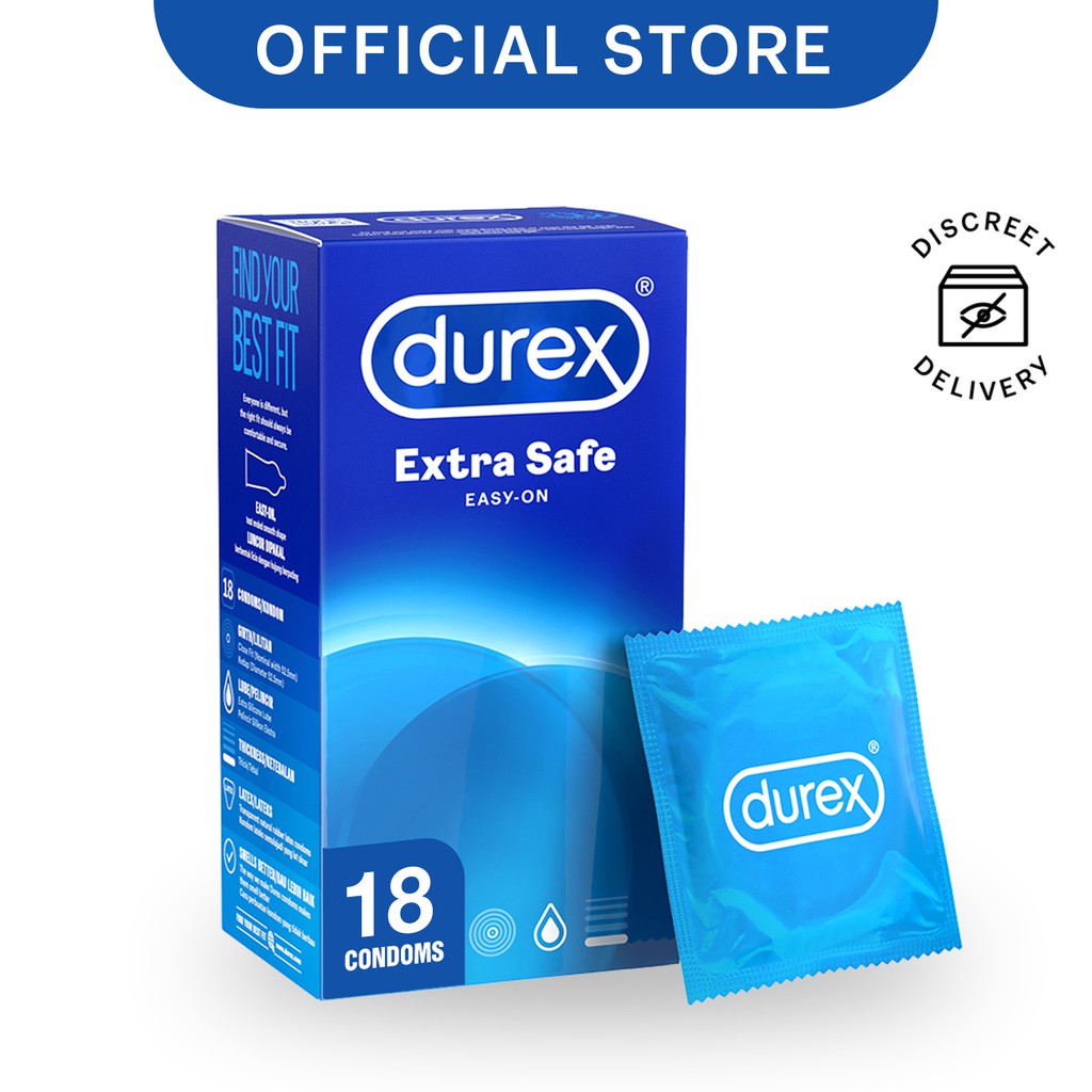 Durex Extra Safe (Safest) Condoms 18s Shopee Singapore