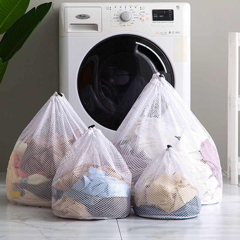 Large Washing Net Bags Laundry Bag Durable Fine Mesh Laundry Bag With