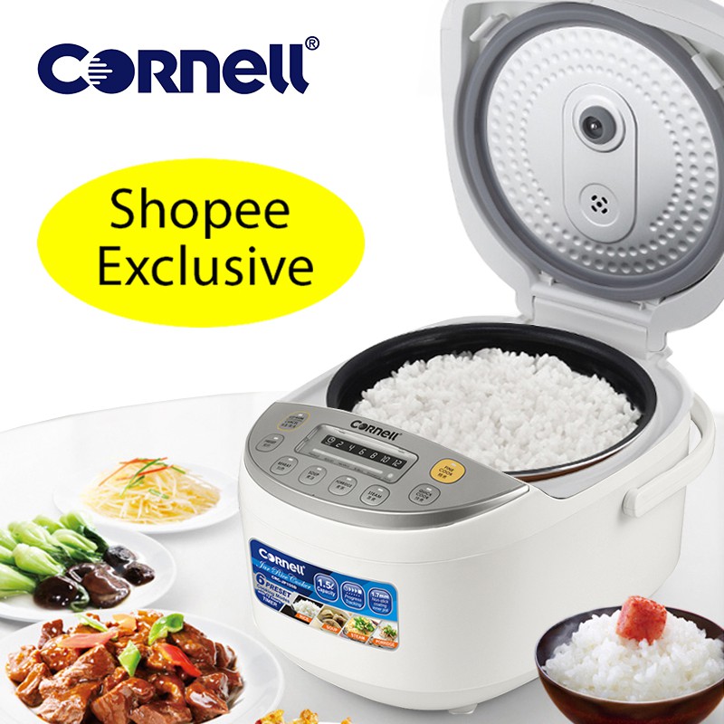 Cornell 1.5L Digital Rice Cooker, with NonStick Coating CRCJP155D