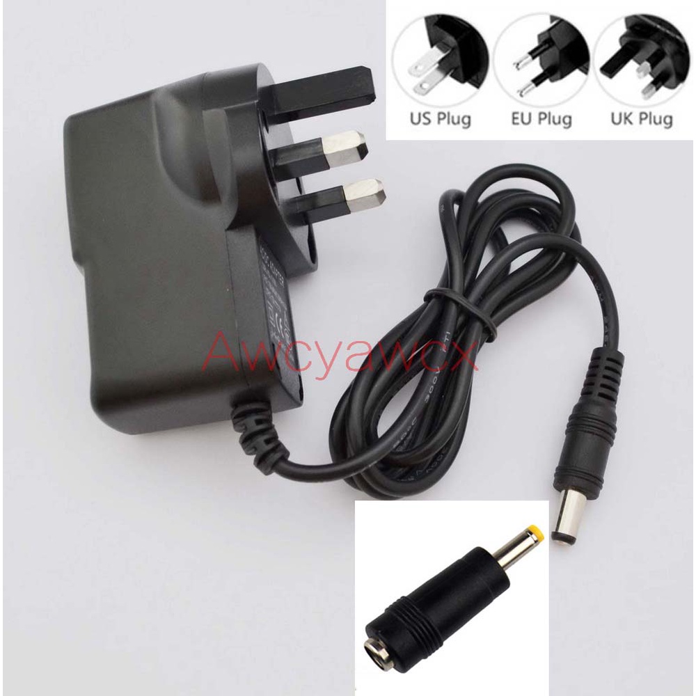 6V Power Supply / AC Adapter For Blood Pressure Monitors – With 6ft Cable & Yellow Tip
