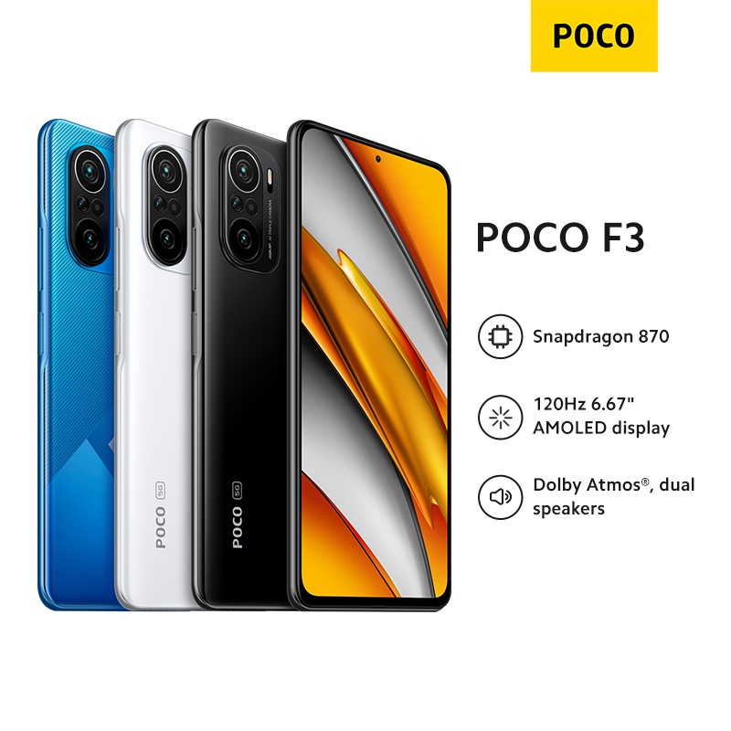 POCO F3 5G 8GB+256GB Global Version[1 year warranty] | Shopee Singapore