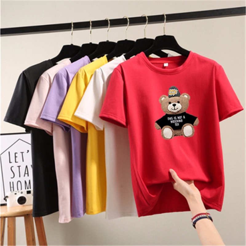 Women Blouse T Shirts Murah Plus  Size  Short Sleeve Summer 