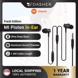 【INSTOCK】Xiaomi Mi Piston Fresh Edition In Ear Earpiece Headphones Basic Standard Earphone